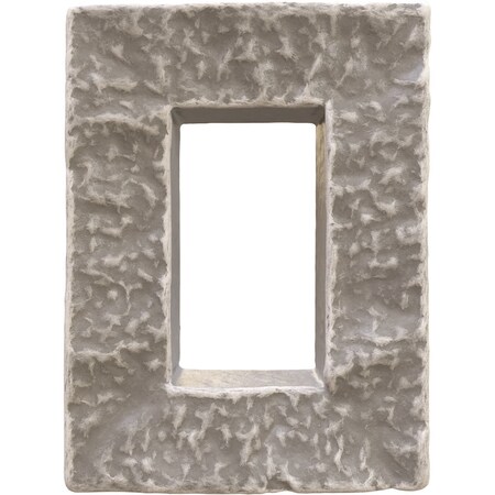 Ekena Millwork Universal Electrical Cover for StoneWall Faux Stone Siding Panels PNUEC04X08GG